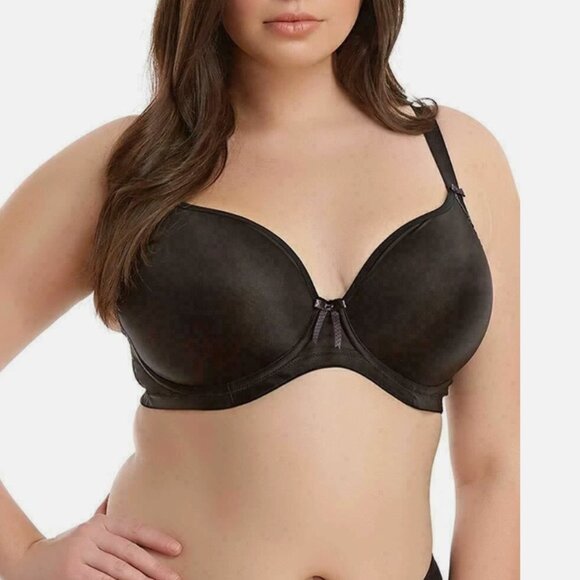 Elomi Bijou Underwire Plunge Bra EL8722BLK - Picture 1 of 5
